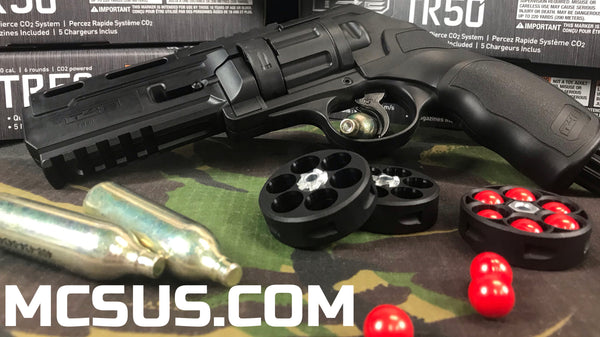 VIDEO: 50 Caliber Paintball Revolver Shooting Demo