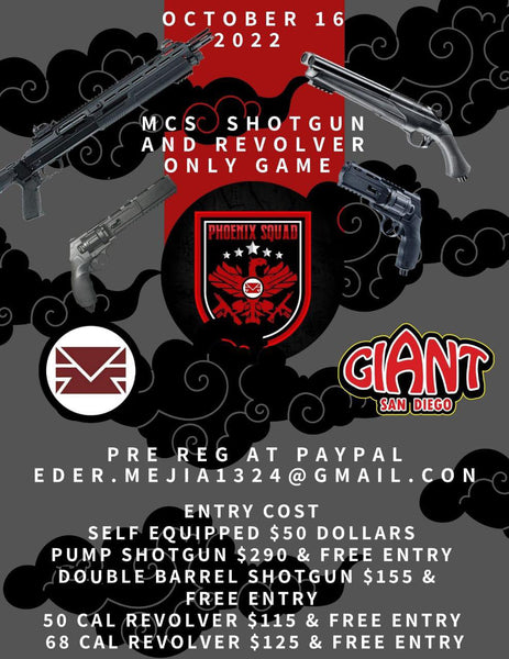 MCS Revolver and Shotgun Only Game (October 16, 2022)