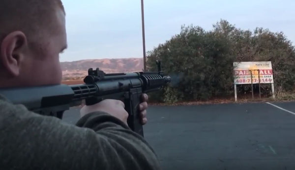 VIDEO:Tacamo Vortex Assault Paintball Gun Shooting Demo