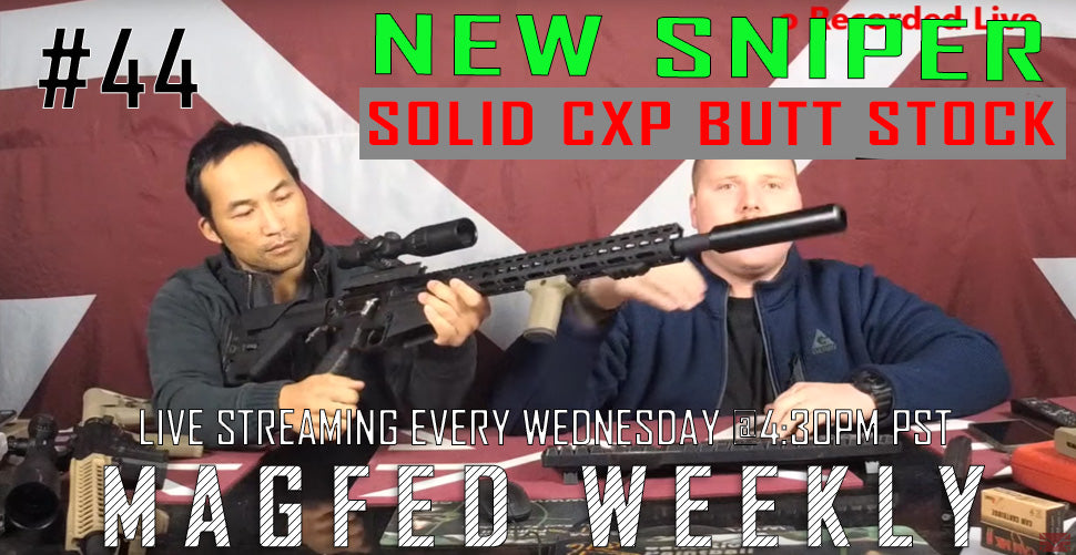 MFW SHOW: New Sniper Solid CXP Butt Stock