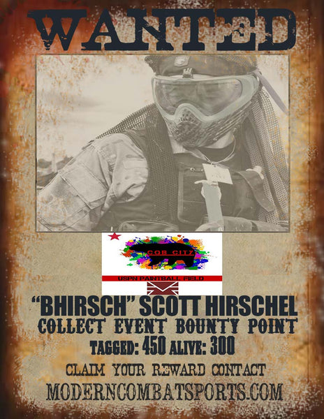 CQB CITY 4/18 WANTED: BRANDON Scott Hirschel