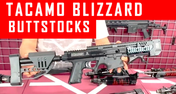 VIDEO: Tacamo Blizzard Paintball Gun Buttstock Options