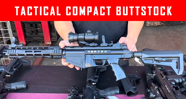 VIDEO: Tactical Compact Carbine Buttstock  468 T15 Tippmann TMC M17 CQMF Tacamo MCS100 #mcs