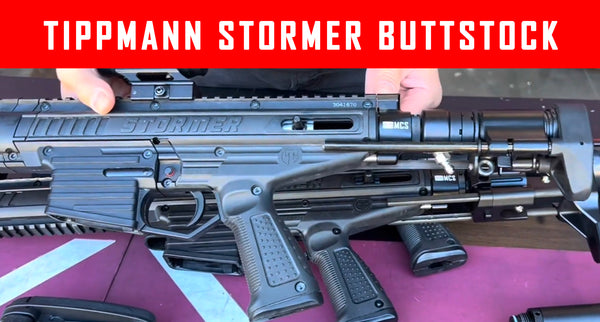 VIDEO: Tippmann Stormer Paintball Gun Buttstock Upgrade and Custom Buttstock Options #MCS