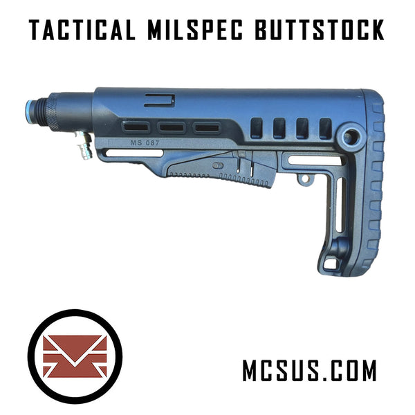 Solid Remote Line Adapter + Tactical Milspec Buttstock (Universal