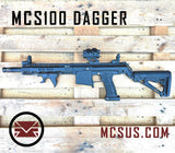 MCS100 M4/AR15 Coversion Body Kit For EMF100 MG100 Paintball Gun