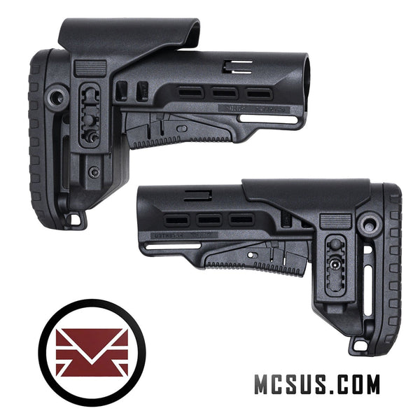 Solid Remote Line Adapter With Tactical Milspec Quick Adjustable Cheek