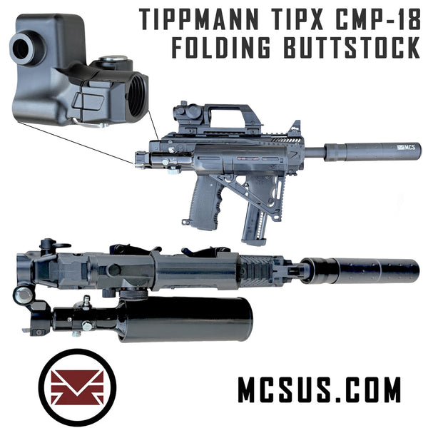 TIPX CMP-18 Drop Down Folding Air Buttstock Adapter With Gen3