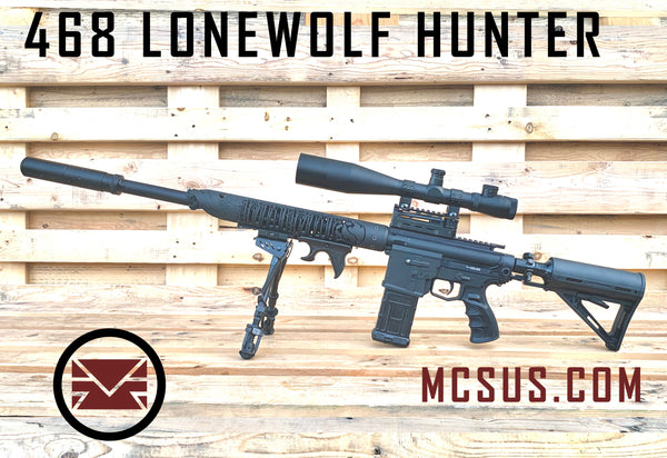 468 And 468ptr Lonewolf Hunter Bolt Action Sniper Custom Paintball Gun Mcs