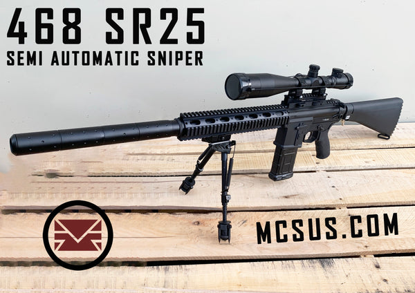 SR25 Sniper Thread-On Silencer (7/8 muzzle threads) – MCS