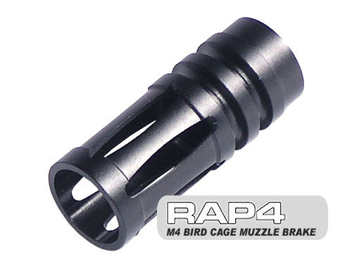 M4 Bird Cage Muzzle Brake (22mm muzzle threads) – MCS