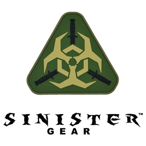 Sinister Gear "Biohazard" PVC Patch - OD