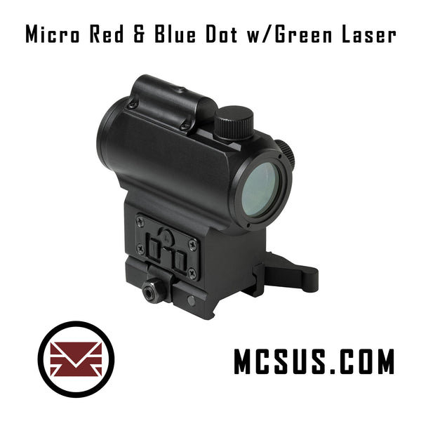 VISM Micro Red & Blue Dot w/Green Laser – MCS