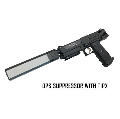 Tippmann Tipx Pistol and OPS Suppressor Kit Combo