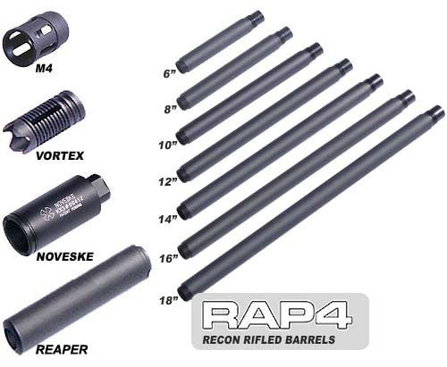 1 Inch Diameter Recon Rifled Barrel, A5 Threaded (22mm Muzzle