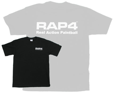 RAP4 Black T-Shirt (Clearance Item)