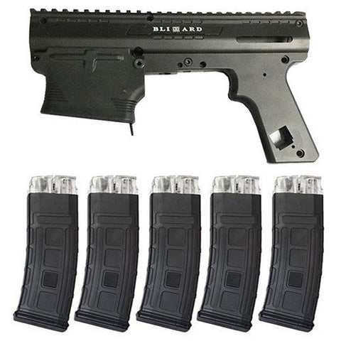 TACAMO Blizzard V2 Tippmann 98 MagFed Conversion Kit with 5 Magazines (Estimated Shipping 8-30-2024)