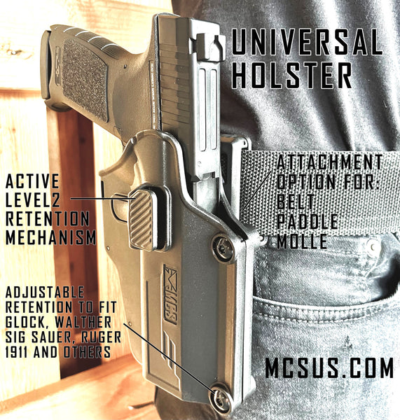 Combbat/Duty Belt Clip Attachment For Universal Holster And Magazine H – MCS