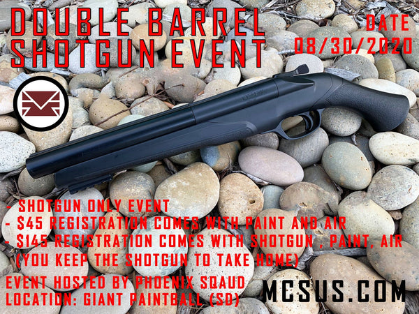 Double barrel shotgun event (August 30, 2020)