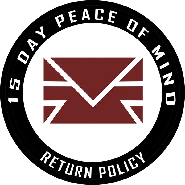 15 Day Peace of Mind Return