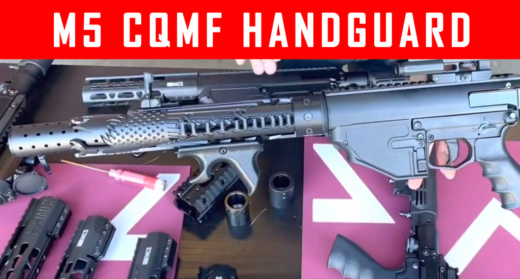 VIDEO: Valken CQMF Milsig M5 Paintball Gun Handguard and Installation For Custom Paintball Guns #MCS
