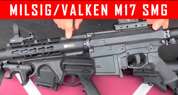 VIDEO: Milsig M17  Valken M17 SMG Paintball Gun Shooting Demo - Capable Of Shooting Semi / Full Auto #MCS