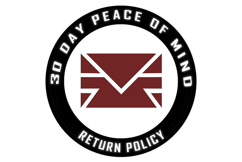 30 Day Peace of Mind Return