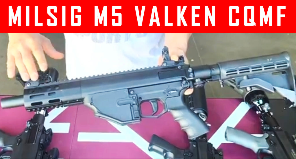 VIDEO: MILSIG M5 Valken CQMF and MILSIG M17 Valken M17  Comparison
