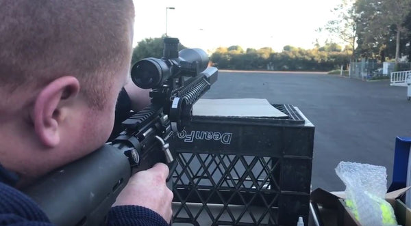 VIDEO:100 Yards Sniper Head Shot Demo