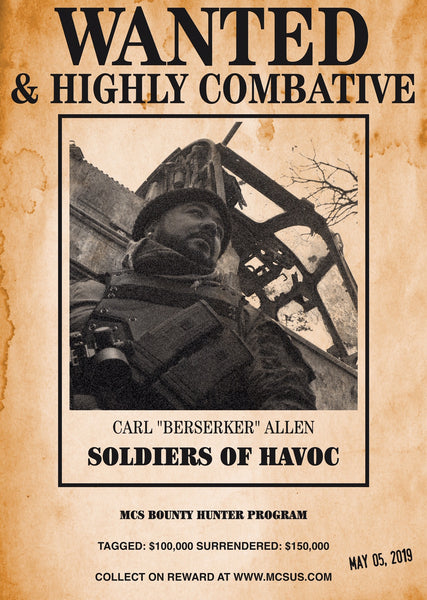 SOLDIERS OF HAVOC ADVANCED WARFARE: CARL "BERSERKER" ALLEN