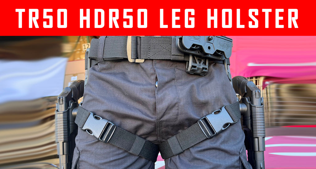 VIDEO: Leg Holster TR50 HDR50 Flashlight Laser Compatible Holster Left / Right Hand Security Training #MCS