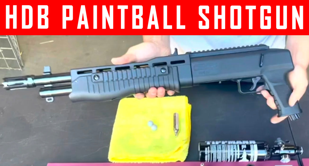 VIDEO: T4E HDB Paintball Shotgun Shooting Demo #MCS
