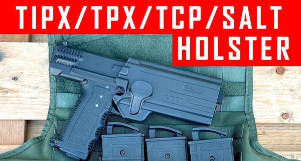 VIDEO: Tippman TIPX TPX Holster Mission First Sabre Holster Salt Defense Pistol Holster