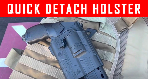 VIDEO: Tippmann TIPX TR50 HDR50 HDR68 FSC Glock 1911 PPQ Holster And Magazine Holder Quick Detach Clip #MCS