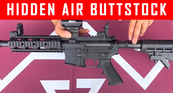 VIDEO: Where Does The Air Go? 2 x 12g CO2 Cylinder Hidden Inside Buttstock For Paintball - Airsoft - Airgun