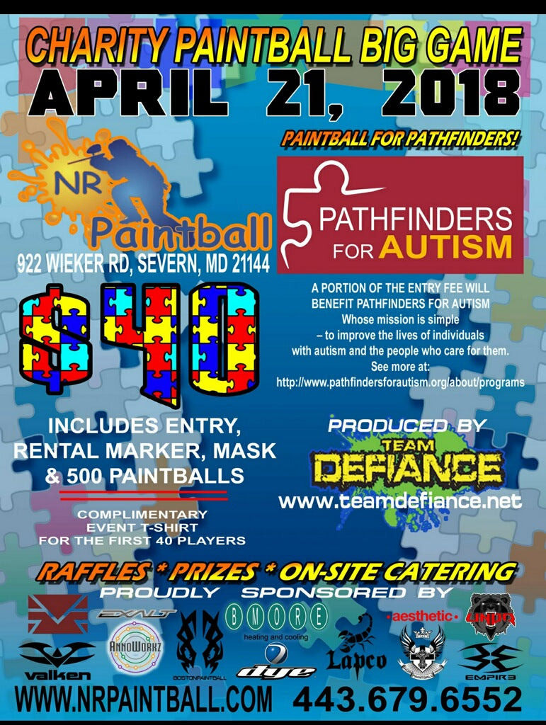 Charity Paintball Big Game: Paintball for Pathfinders (2018 April 21)