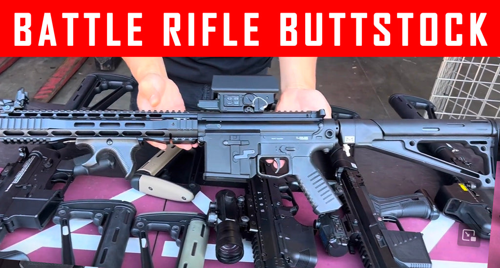 VIDEO: Battle Rifle OverMolded Buttstock #MCS
