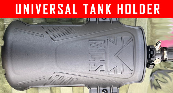 VIDEO: Universal Air Tank Holder MOLLE Horizontal Mounting With Vertical Attachment Option For HPA CO2 #MCS