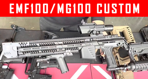 VIDEO: EMF100 MG100 Custom Paintball Guns #MCS