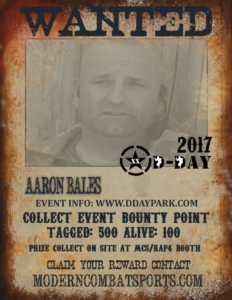 DDAY 2017 Wanted: Aaron Bales (closed)
