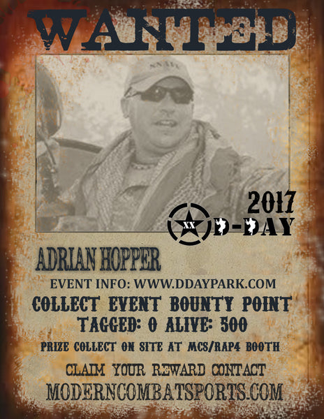 DDAY 2017Wanted: Adrian Hopper (closed)