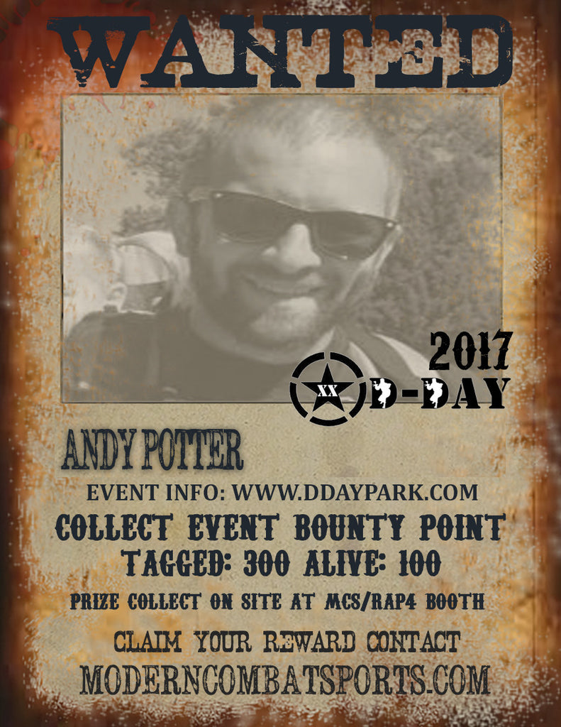DDAY 2017Wanted: Andy Potter (closed)