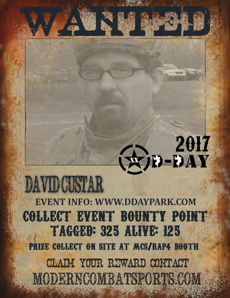 DDAY 2017 Wanted: David Custar (closed)