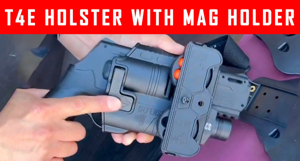 VDEO: T4E HDR68 HDR50 TR50 Holster Flashlight Laser Compatible With Magazine Holder #MCS