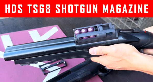 VIDEO: T4E HDS TS68 Double Barrel Shotgun Magazine And Mount  -  Operation and Shooting #MCS