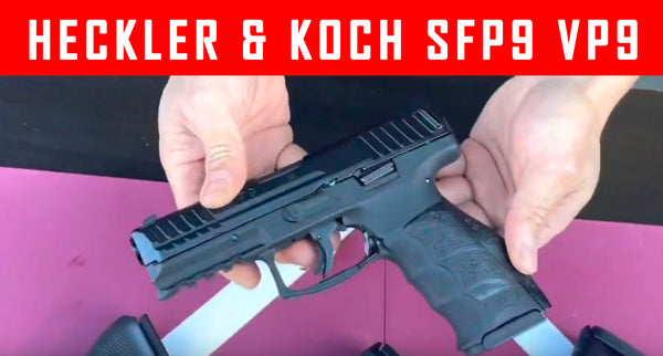 VIDEO: Heckler & Koch SFP9 VP9 T4E Paintball Pistol Shooting Demo #MCS
