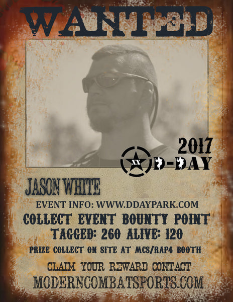 DDAY 2017 Wanted: Jason Grifter White (closed)