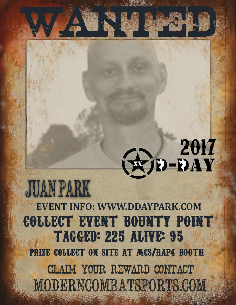 DDAY 2017 Wanted: Juan Beatle Parke (closed)