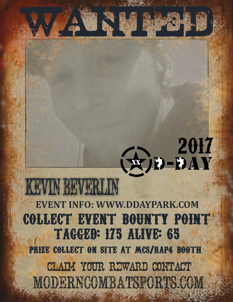 DDAY 2017 Wanted: Kevin Joker Beverlin (closed)