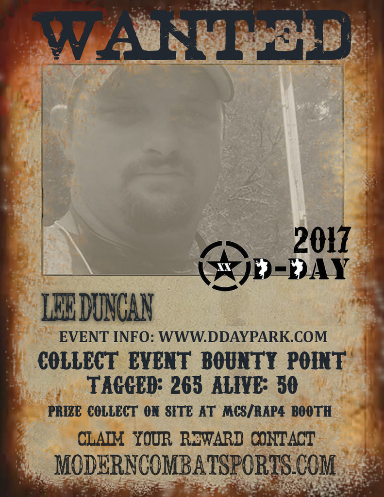DDAY 2017 Wanted: Lee Duncan (closed)